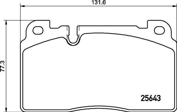 2013-2015 Audi Q5 Disc Brake Pad Set - Front (Pagid)