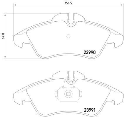 2002-2006 Freightliner Sprinter 2500 Disc Brake Pad Set - Front (Pagid)