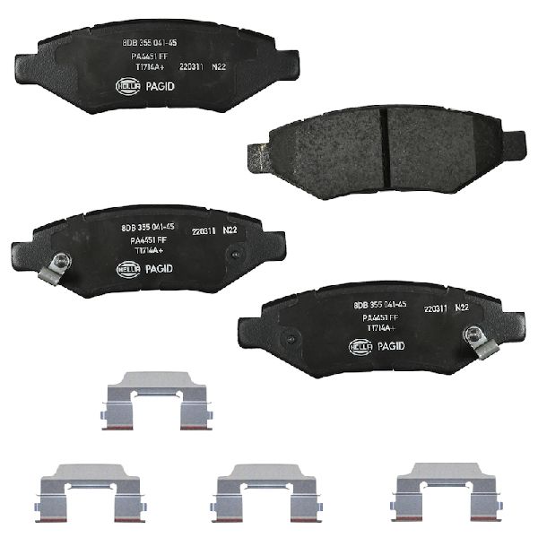 2008-2014 Cadillac CTS Disc Brake Pad Set - Rear (Pagid)