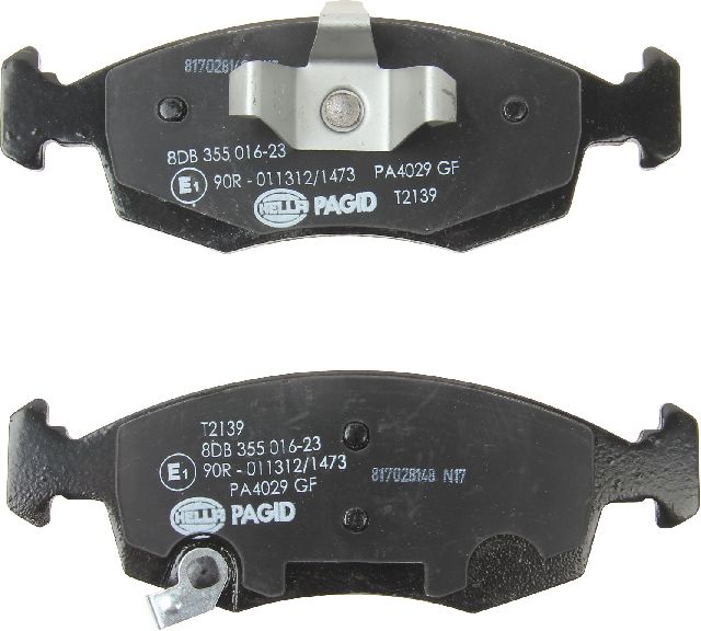 2012-2013 Fiat 500 Disc Brake Pad Set - Front (Pagid)