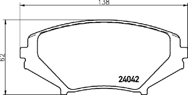 2004-2011 Mazda RX-8 Disc Brake Pad Set - Front (Pagid)