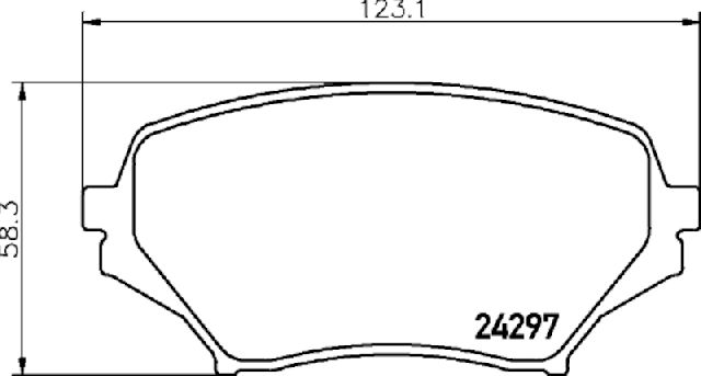 2006-2015 Mazda MX-5 Miata Disc Brake Pad Set - Front (Pagid)