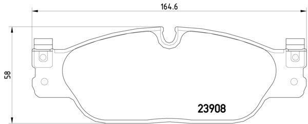 2003-2005 Jaguar S-Type Disc Brake Pad Set - Front (Pagid)
