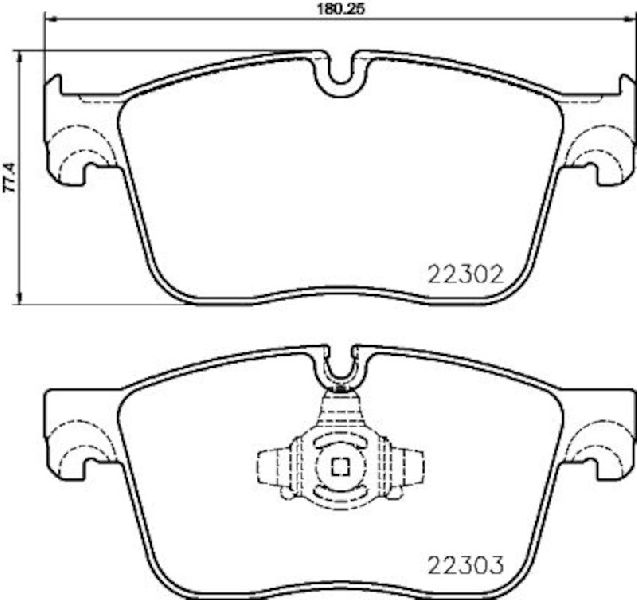2017-2024 Jaguar F-Pace Disc Brake Pad Set - Front (Pagid)