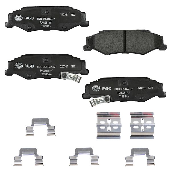 2004-2009 Cadillac XLR Disc Brake Pad Set - Rear (Pagid)