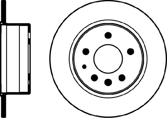 1988-1991 Mercedes-Benz 300SE Disc Brake Rotor - Rear (Pagid)