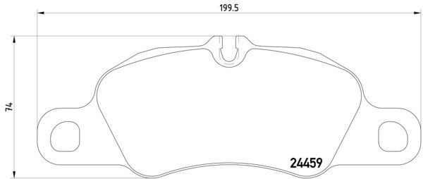 2013-2016 Porsche Boxster Disc Brake Pad Set - Front (Pagid)