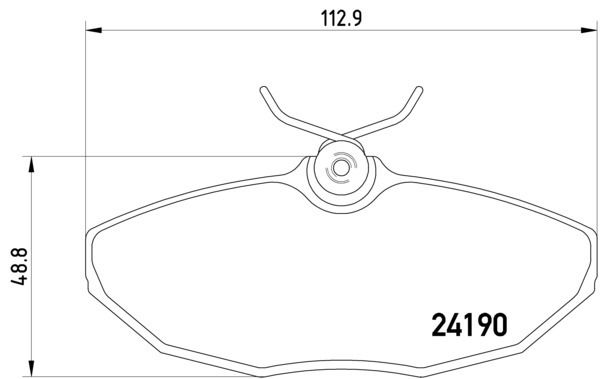 2003-2007 Jaguar S-Type Disc Brake Pad Set - Rear (Pagid)