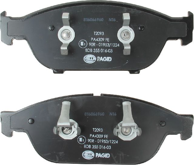 2016-2018 Audi A6 Disc Brake Pad Set - Front (Pagid)