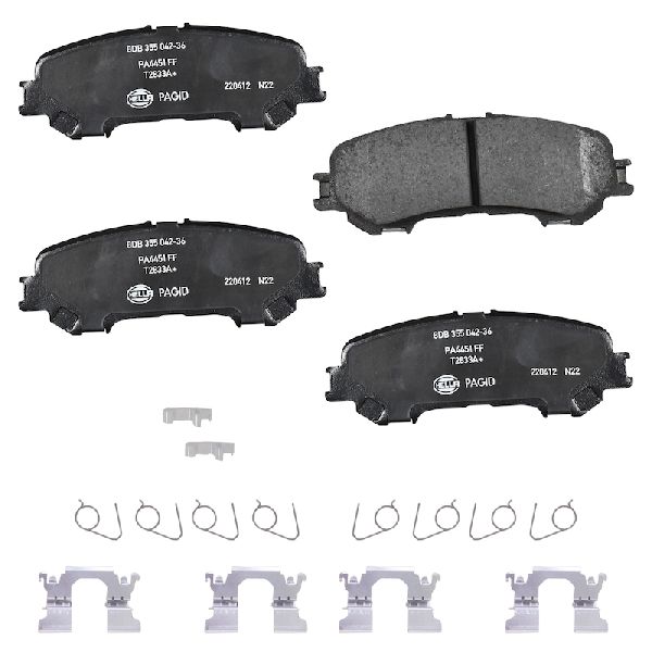 2017-2024 Nissan Titan Disc Brake Pad Set - Rear (Pagid)