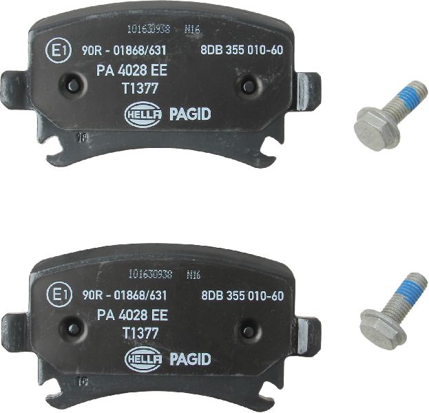 2006-2011 Audi A6 Disc Brake Pad Set - Rear (Pagid)