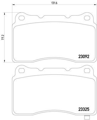 2019-2020 Toyota 86 Disc Brake Pad Set - Front (Pagid)