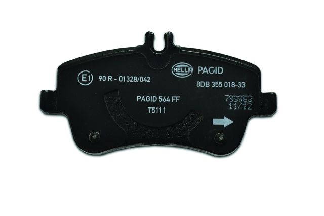 2006-2007 Mercedes-Benz C280 Disc Brake Pad Set - Front (Pagid)