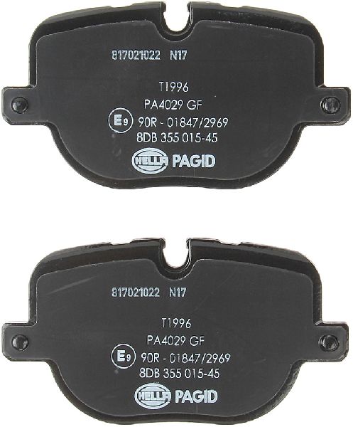 2010-2013 Land Rover Range Rover Sport Disc Brake Pad Set - Rear (Pagid)