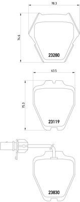 2002-2003 Audi S6 Disc Brake Pad Set - Front (Pagid)