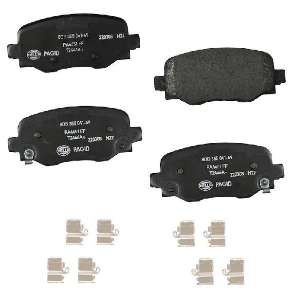 2016-2020 Fiat 500X Disc Brake Pad Set - Rear (Pagid)