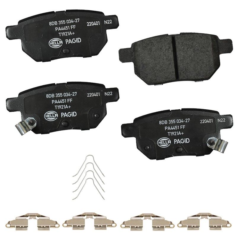 2015, 2014, 2013, 2012 Toyota Prius Plug-In Disc Brake Pad Set