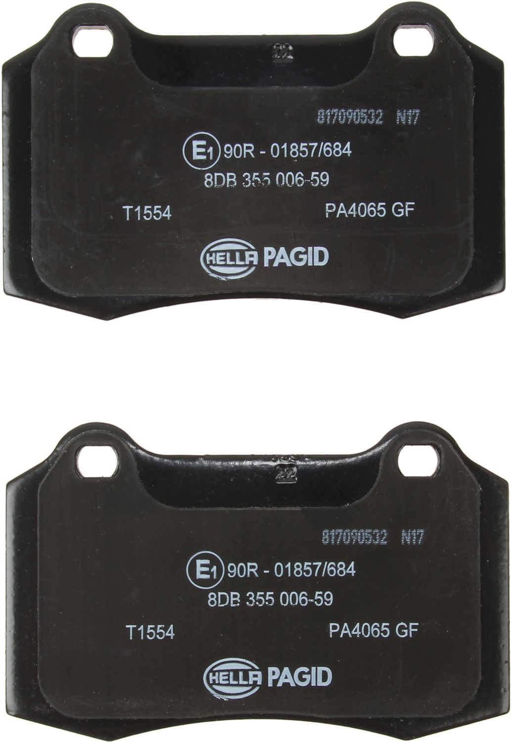 2007, 2006, 2005, 2004 Volvo V70 Disc Brake Pad Set
