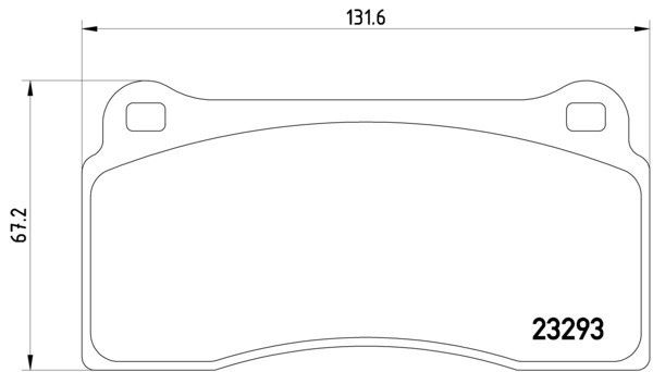2018, 2017, 2016, 2015, 2014, 2013, 2012, 2011, 2010, 2009 Nissan GT-R Plas Disc Brake Pad Set
