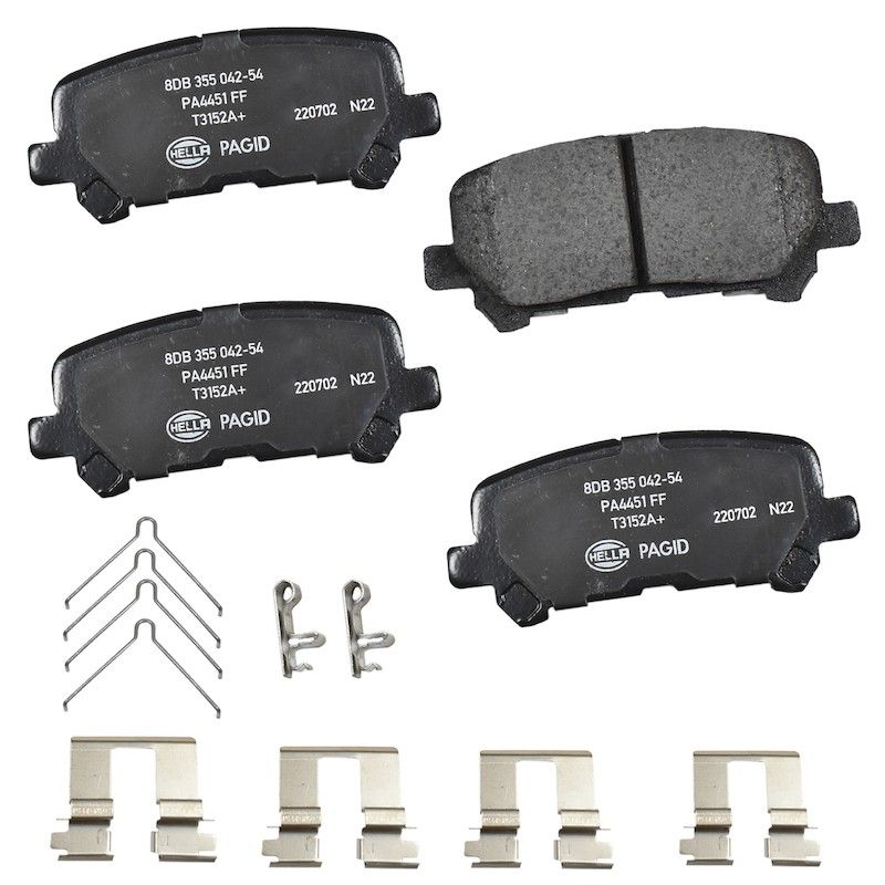2022, 2021, 2020, 2019, 2018, 2017, 2016, 2015, 2014, 2013, 2012, 2011, 2010, 2009 Honda Pilot Disc Brake Pad Set