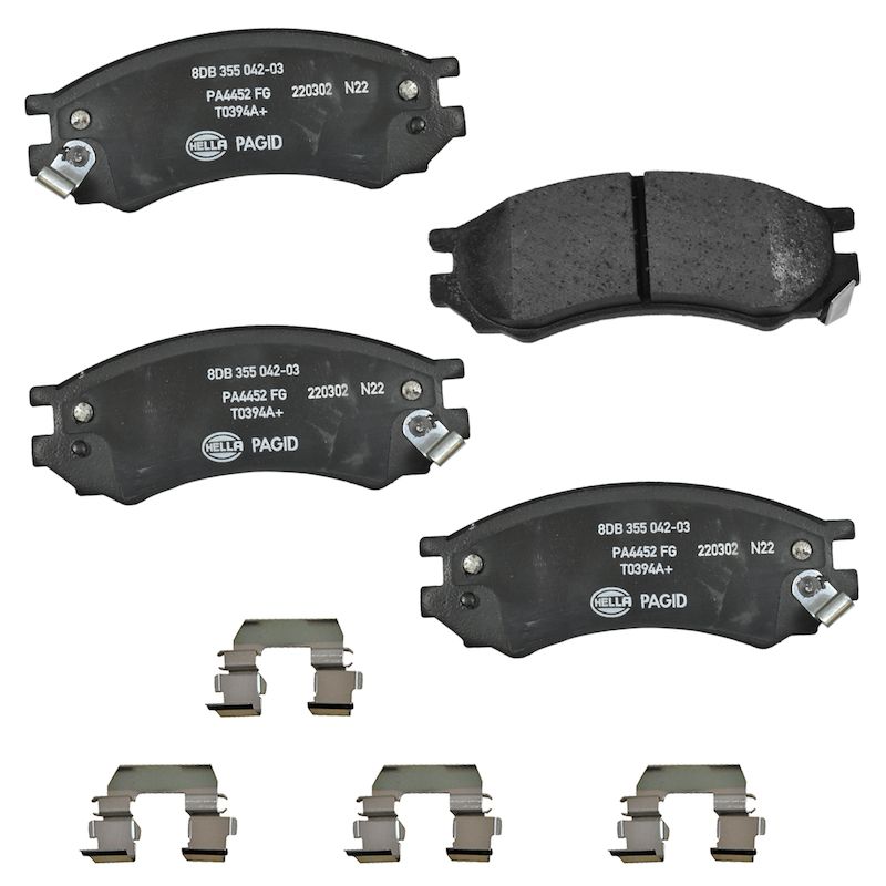 2002, 2001, 2000, 1999, 1998, 1997, 1996, 1995, 1994, 1993, 1992, 1991 Saturn SL Disc Brake Pad Set