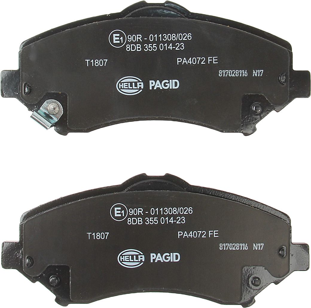 2011, 2010, 2009, 2008, 2007 Dodge Nitro & Country Disc Brake Pad Set