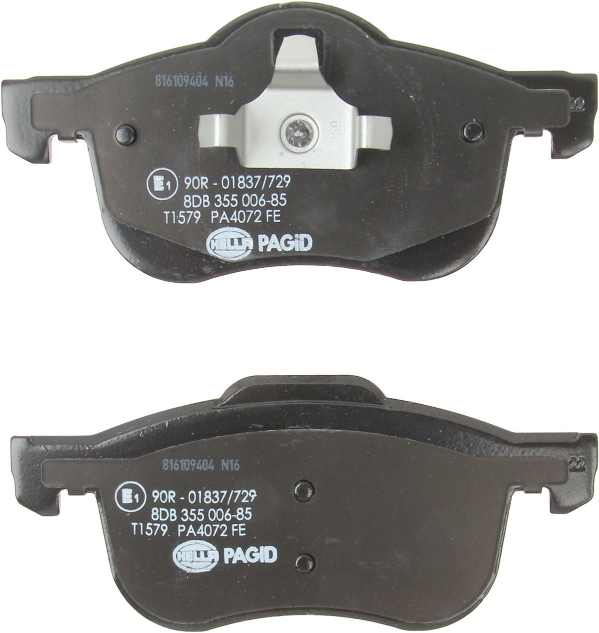 2005, 2004, 2003 Volvo S80 Disc Brake Pad Set