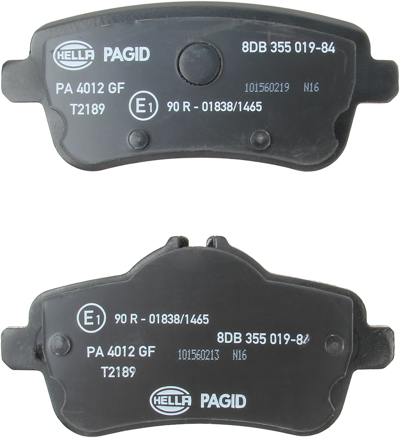 2015, 2014, 2013, 2012 Mercedes-Benz ML350 2012-2015 Mercedes-Benz ML350 Disc Brake Pad Set