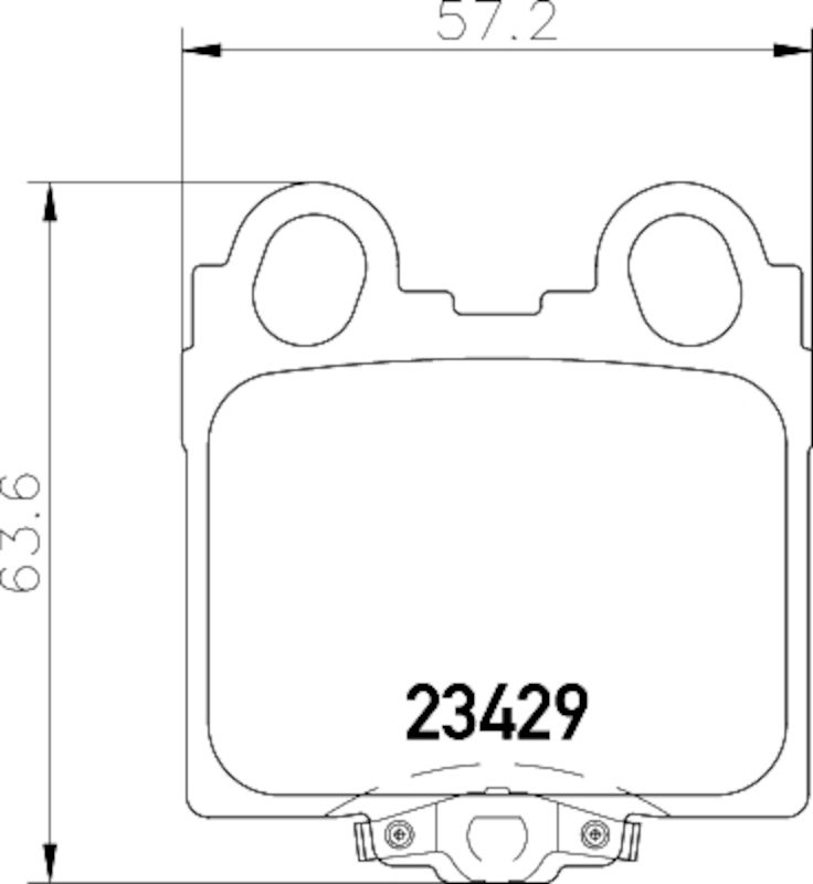 2000, 1999, 1998 Lexus GS400 Disc Brake Pad Set