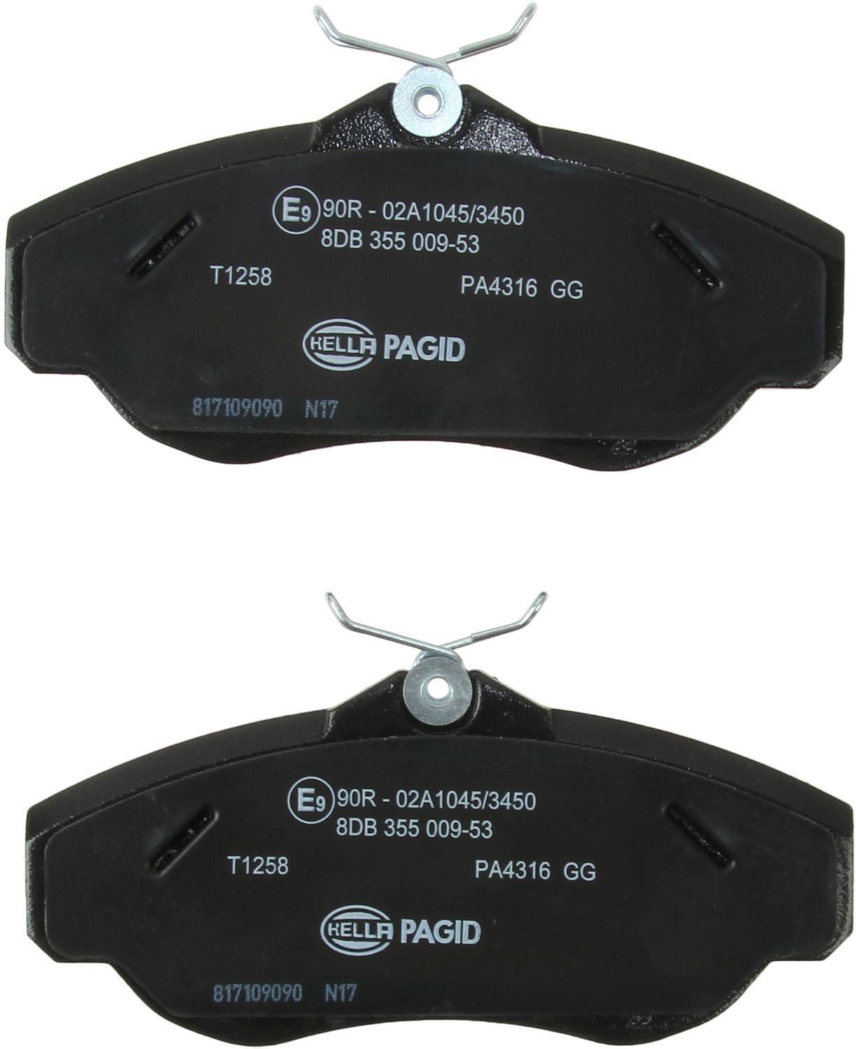 2002, 2001, 2000, 1999, 1998, 1997, 1996, 1995 Land Rover Range Rover Discovery Disc Brake Pad Set