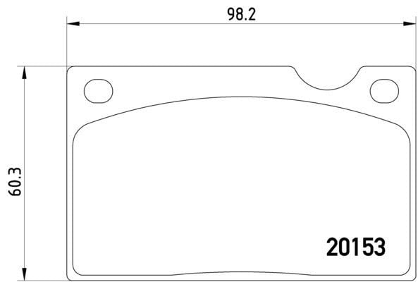 1989, 1988, 1987, 1986, 1985 Volvo 244 Disc Brake Pad Set
