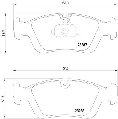2003-2008 BMW 318i Disc Brake Pad Set Pagid