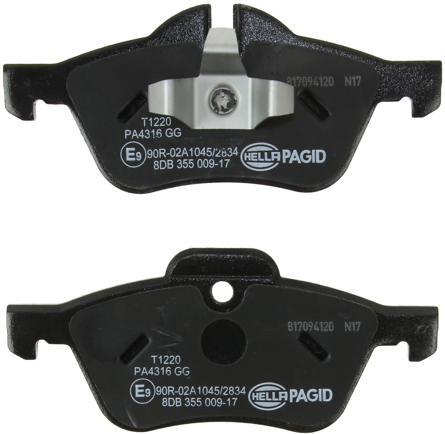 2008, 2007, 2006, 2005, 2004, 2003, 2002 Mini Cooper Disc Brake Pad Set