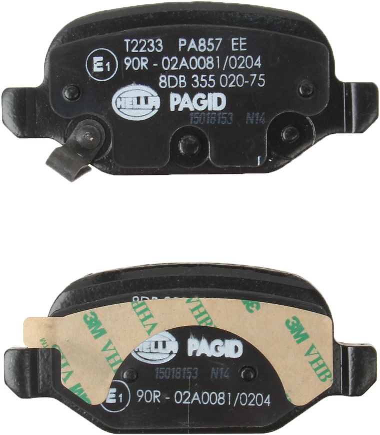 2014, 2013, 2012 Fiat 500 Disc Brake Pad Set