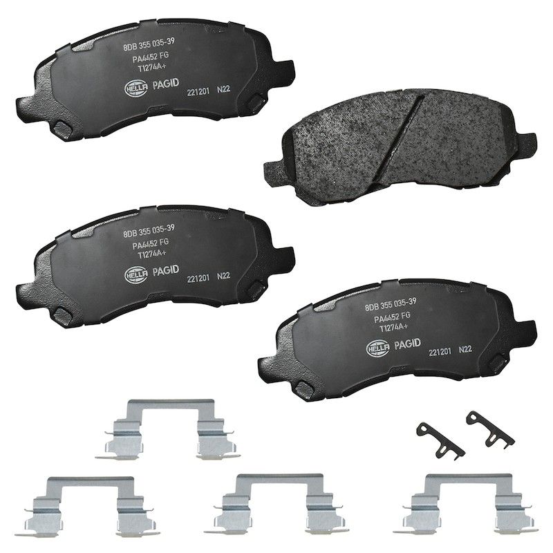 2017, 2016, 2015, 2014, 2013, 2012, 2011, 2010, 2009, 2008, 2007 Jeep Compass Disc Brake Pad Set