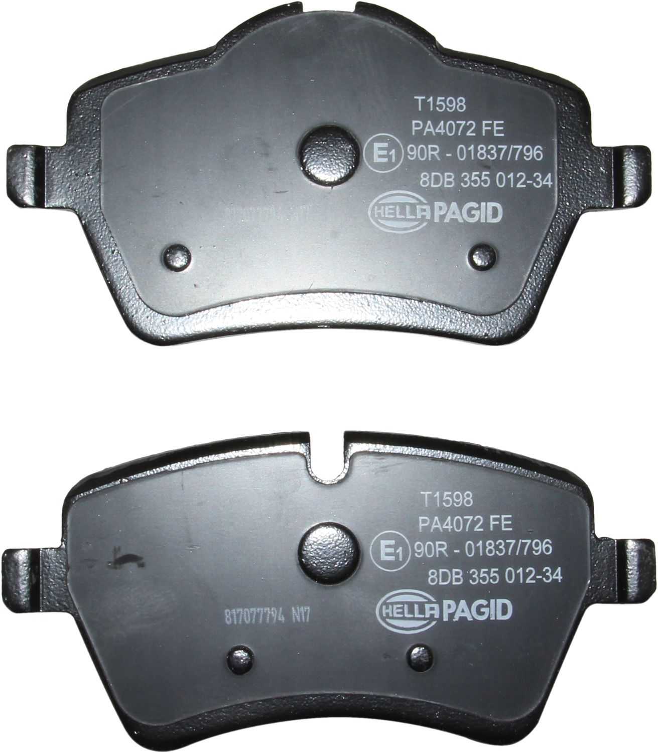 2015, 2014, 2013, 2012, 2011, 2010, 2009, 2008, 2007, 2006, 2005, 2004, 2003, 2002 Mini Cooper Disc Brake Pad Set