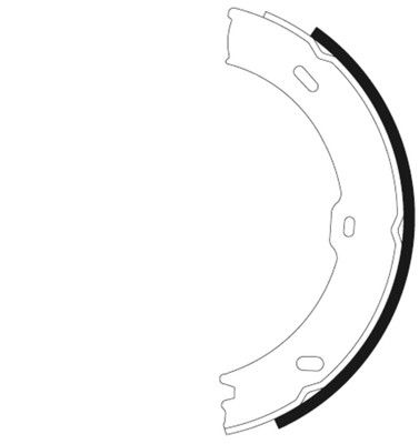 2012, 2011, 2010 Mercedes-Benz Sprinter 2500 2010-2012 Mercedes-Benz Sprinter 2500 Parking Brake Shoe Set