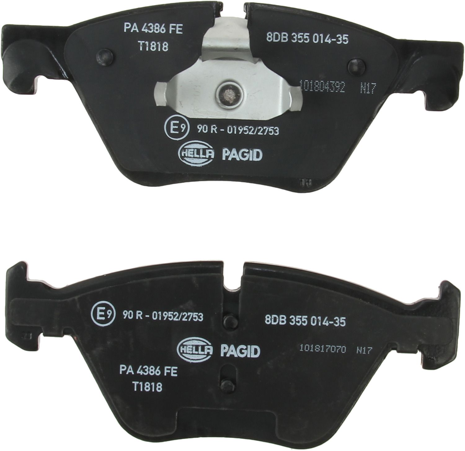 2016, 2015, 2014, 2013, 2012, 2011 BMW 528i Disc Brake Pad Set