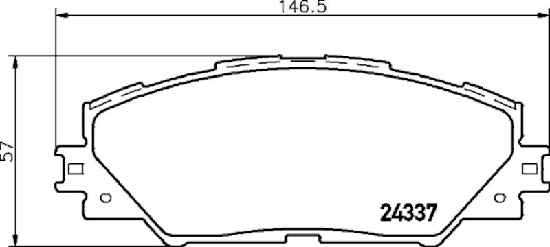 2016 Scion iM Disc Brake Pad Set