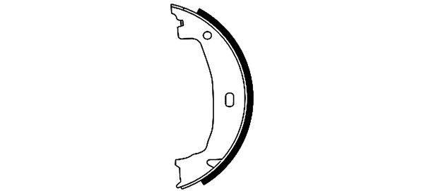 2003-2008 BMW 128i Parking Brake Shoe Set Pagid