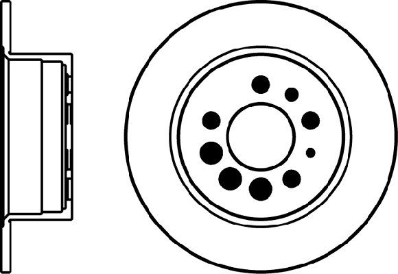 1989, 1988, 1987, 1986, 1985 Volvo 244 Disc Brake Rotor