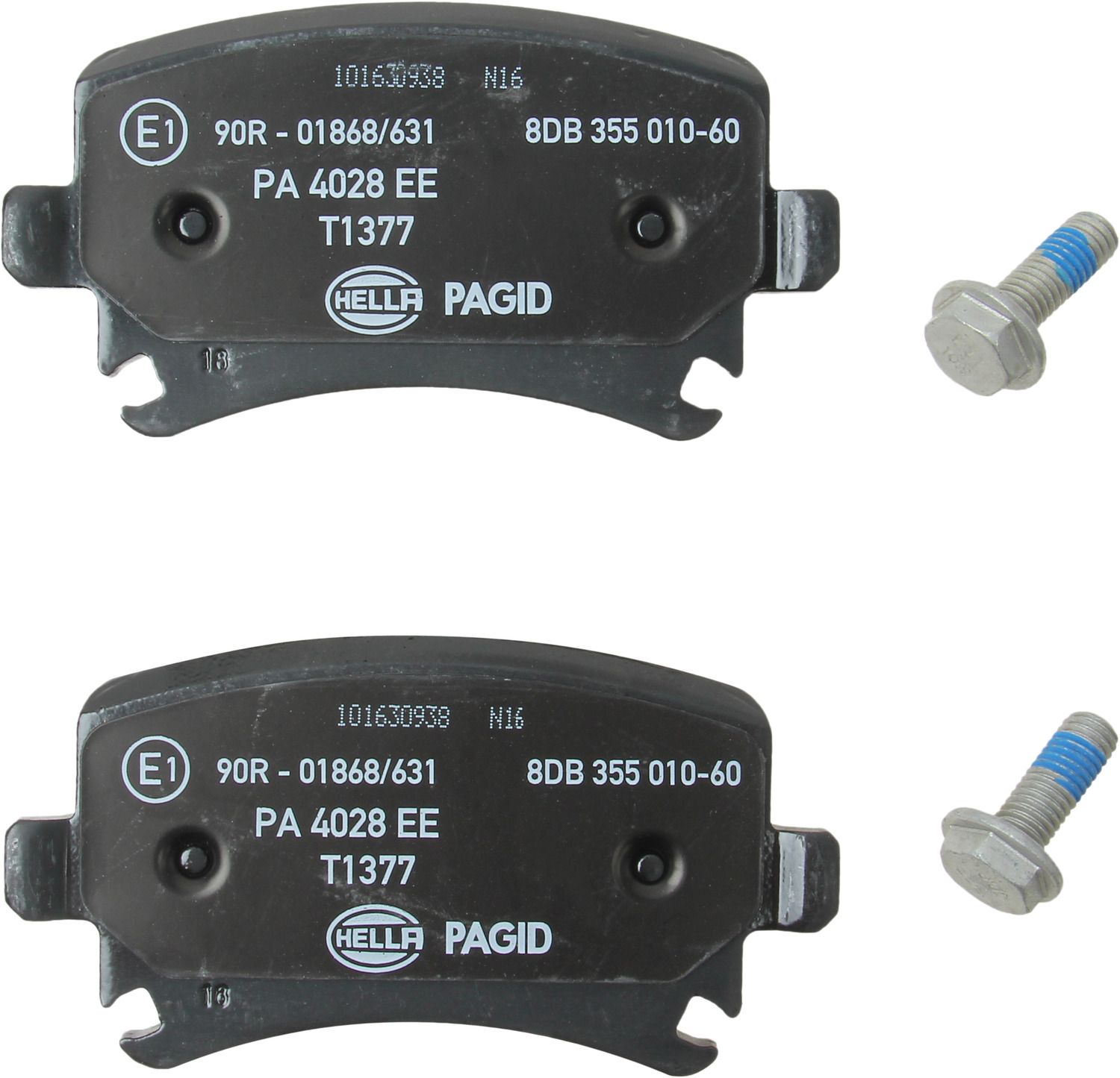 2009, 2008, 2007, 2006 Volkswagen Rabbit Disc Brake Pad Set