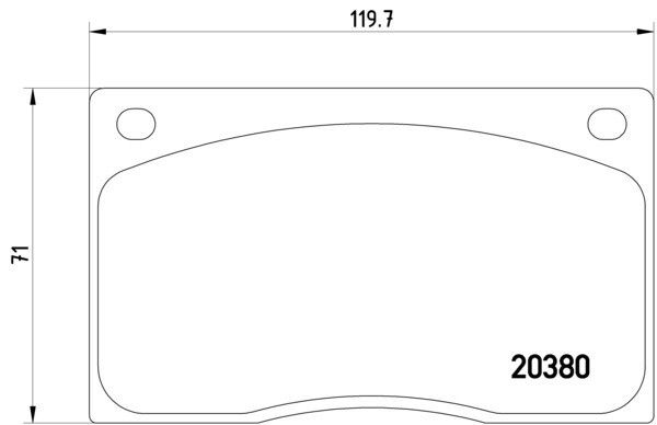 1996, 1995, 1994, 1993, 1992, 1991, 1990, 1989, 1988, 1987, 1986, 1985 Jaguar XJS Disc Brake Pad Set