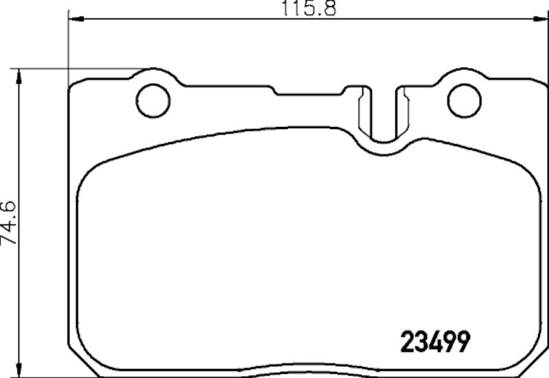 2000, 1999, 1998, 1997, 1996, 1995 Lexus LS400 Disc Brake Pad Set