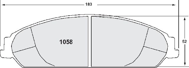 2005-2022 Chrysler 300 Disc Brake Pad Set - Front (Performance Friction)