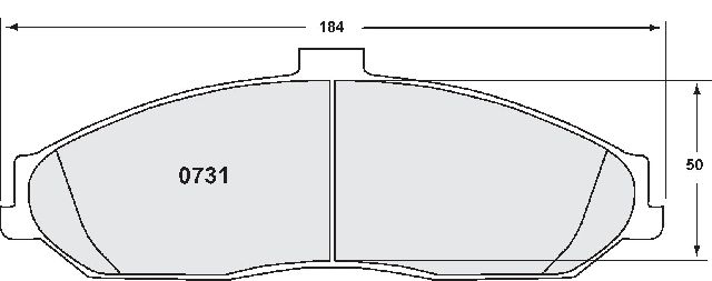 2004-2009 Cadillac XLR Disc Brake Pad Set - Front (Performance Friction)