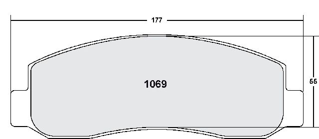 2005-2009 Ford F-350 Super Duty Disc Brake Pad Set - Front (Performance Friction)