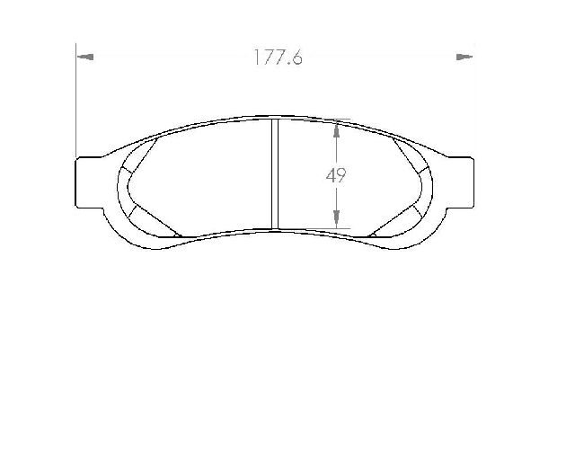 2012-2014 Ford F-350 Super Duty Disc Brake Pad Set - Front (Performance Friction)