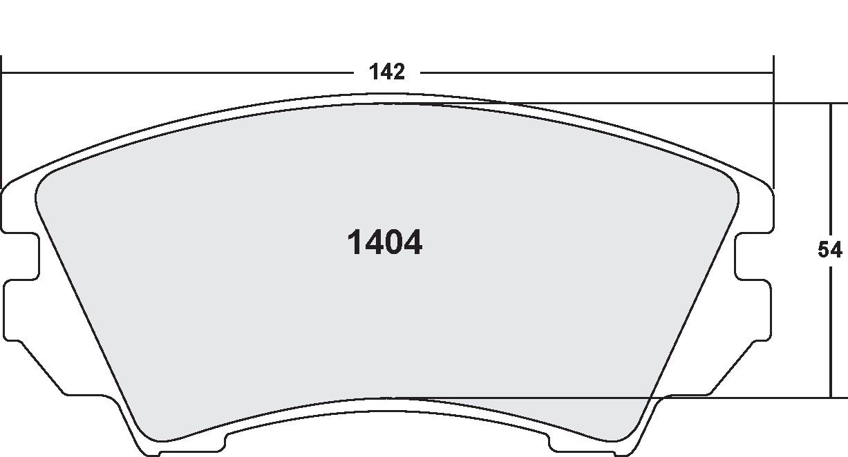 2017, 2016, 2015, 2014, 2013, 2012, 2011 Chevrolet Caprice Disc Brake Pad Set