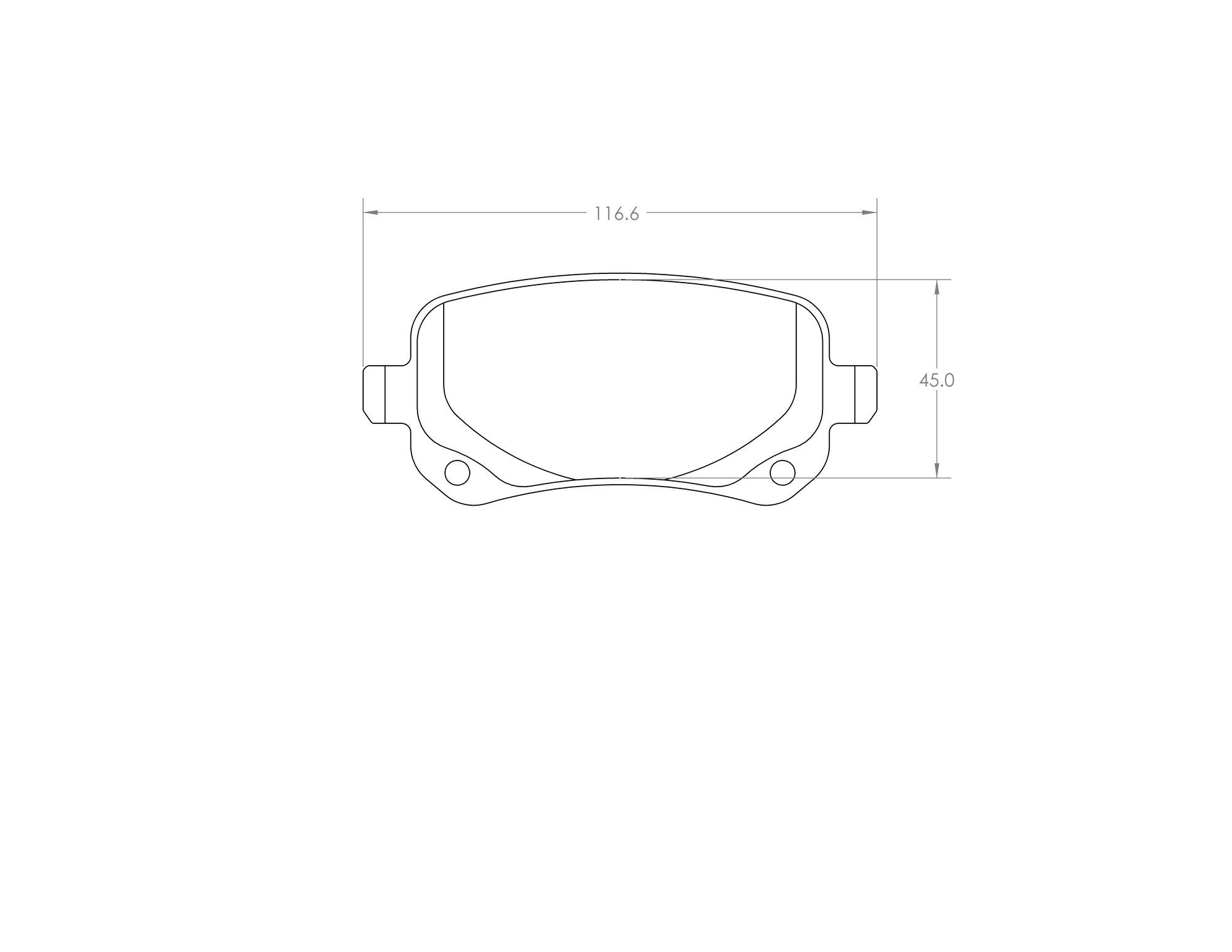 2007, 2006, 2005, 2004 Ford Freestar & Country Disc Brake Pad Set